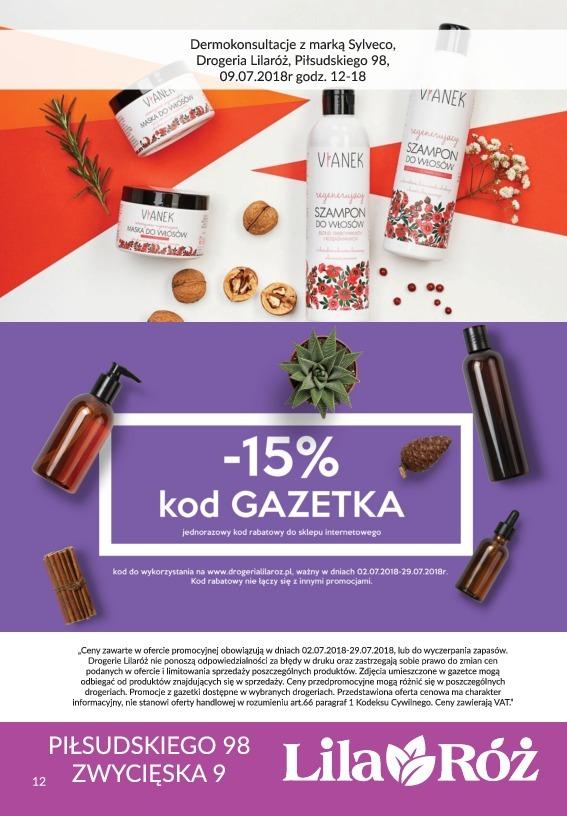 Gazetka promocyjna Drogeria Lilaróż str. 12